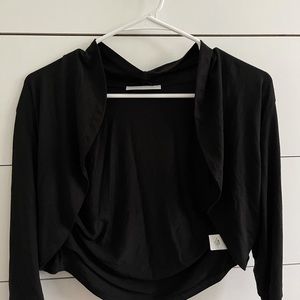 Black Cropped Sweater